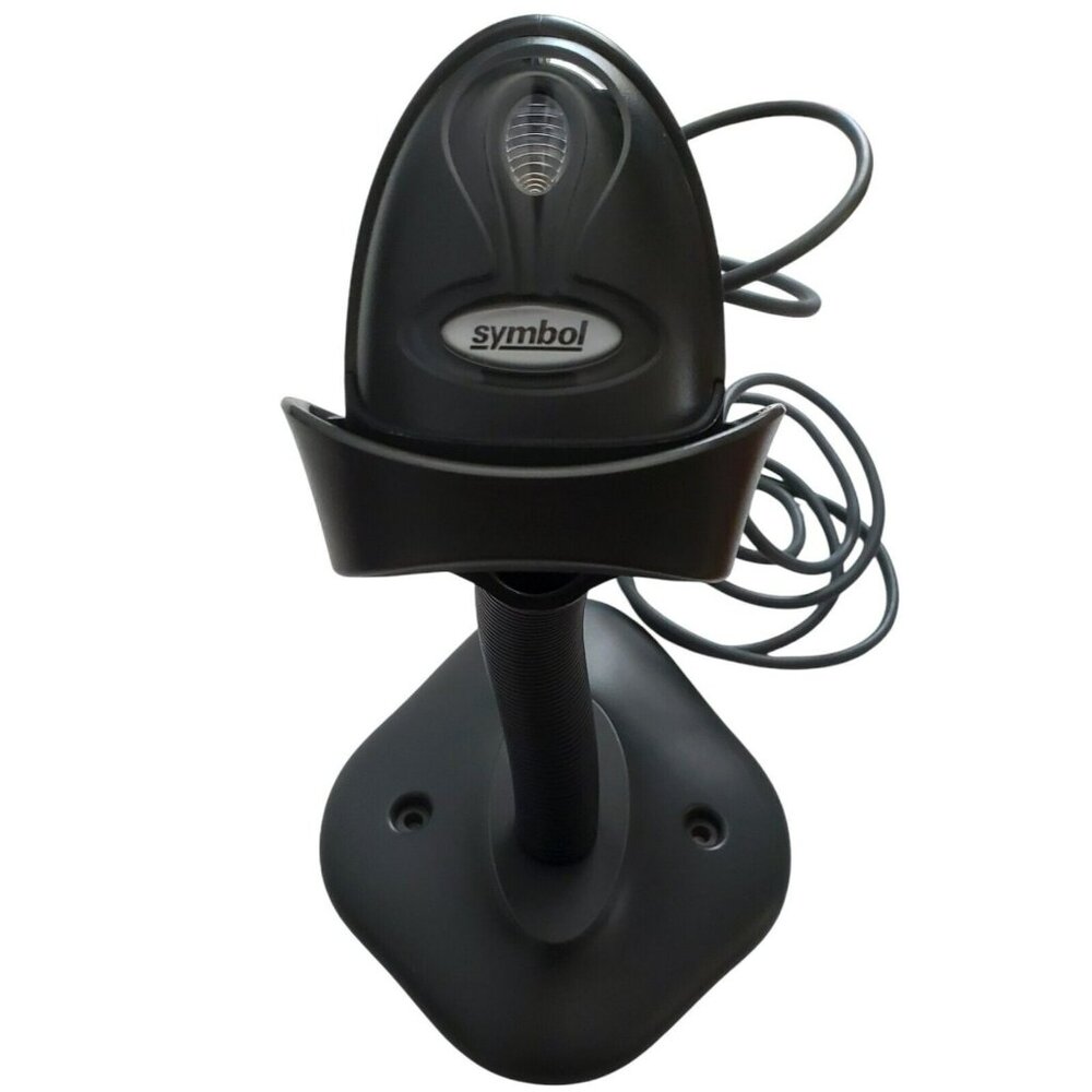 Laser Barcode Scanner Corded Handheld Stand Zebra Symbol LS2208 Scan UPC Codes - Picture 3 of 14